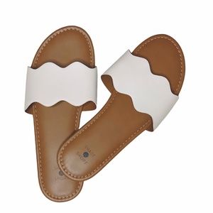 Shade and Shore White Sandals